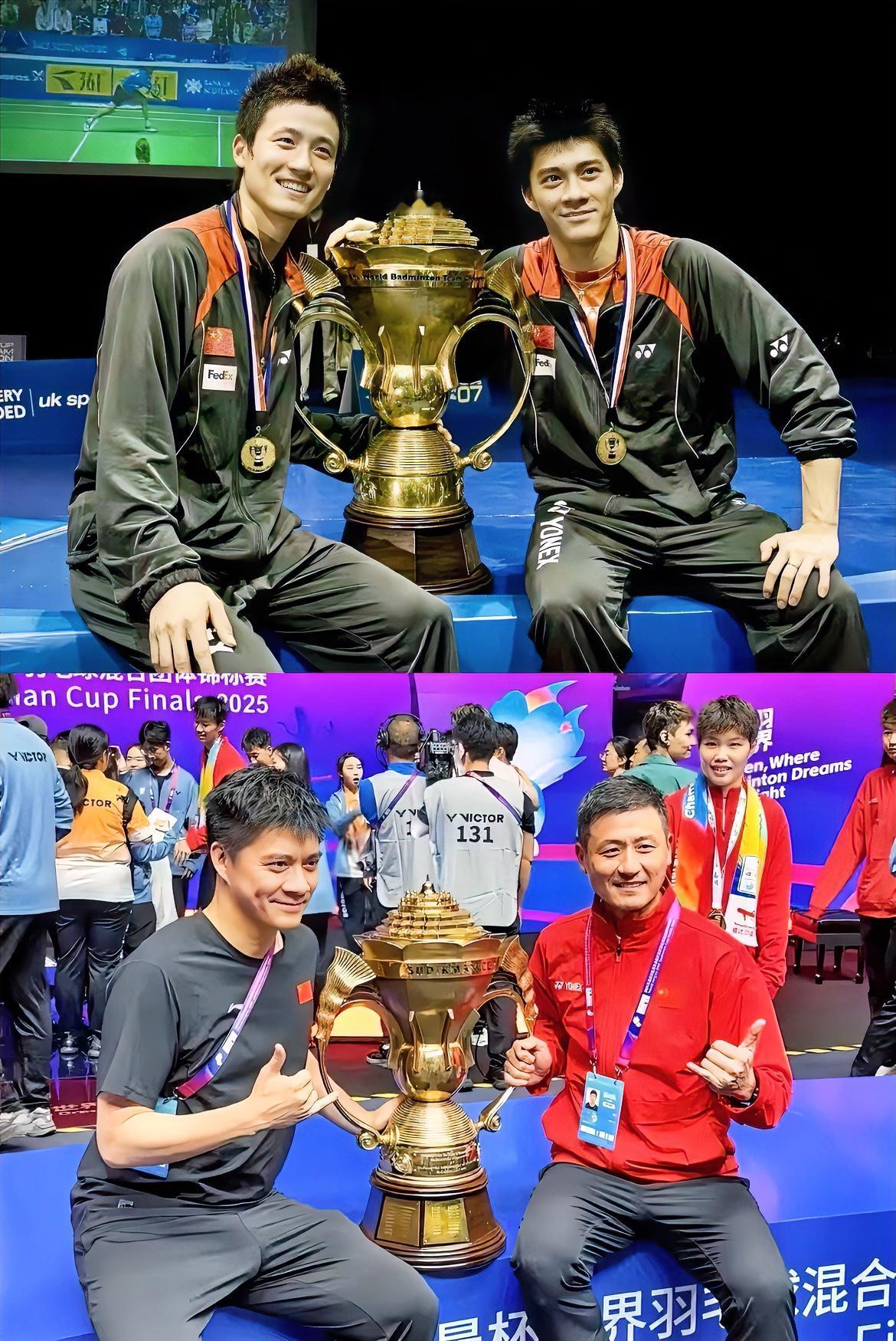 同样在苏杯，风云组合曾经也意气风发！蔡赟队长年轻时真的是神颜，太帅了！还有黄