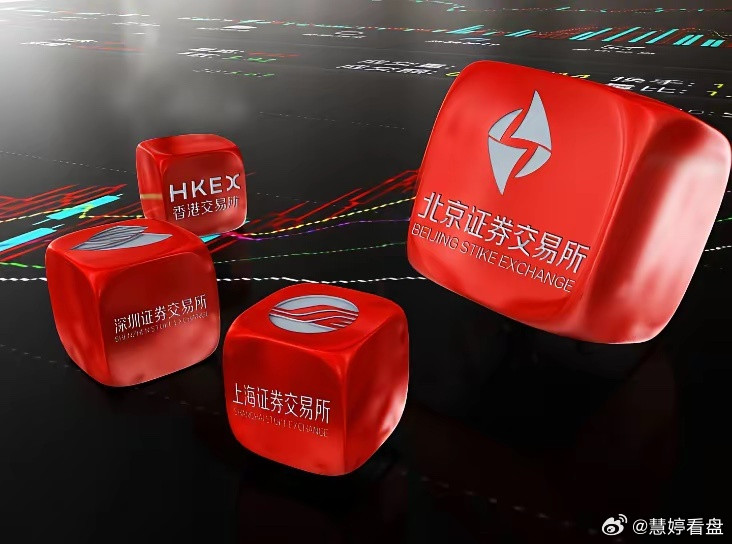 气笑了，被股民网友气笑了。网友说，三个证券交易所要改名要搬迁，大盘才能长虹。上交