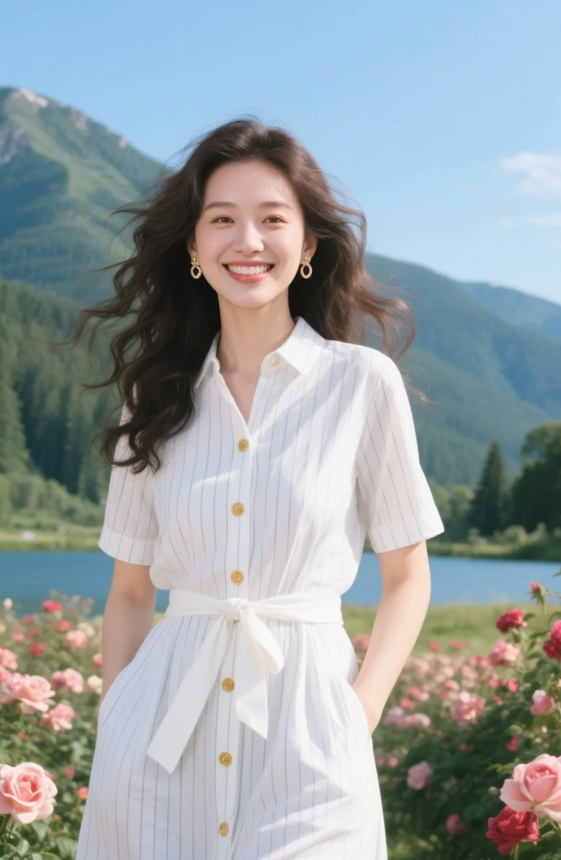 她不争不抢地站着，却成了整片山谷最亮的光