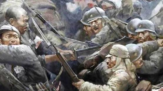 1939年深秋，我军宿营时，百余名日军悄然发动突袭。战士李仕亮挺起刺刀冲向敌群，