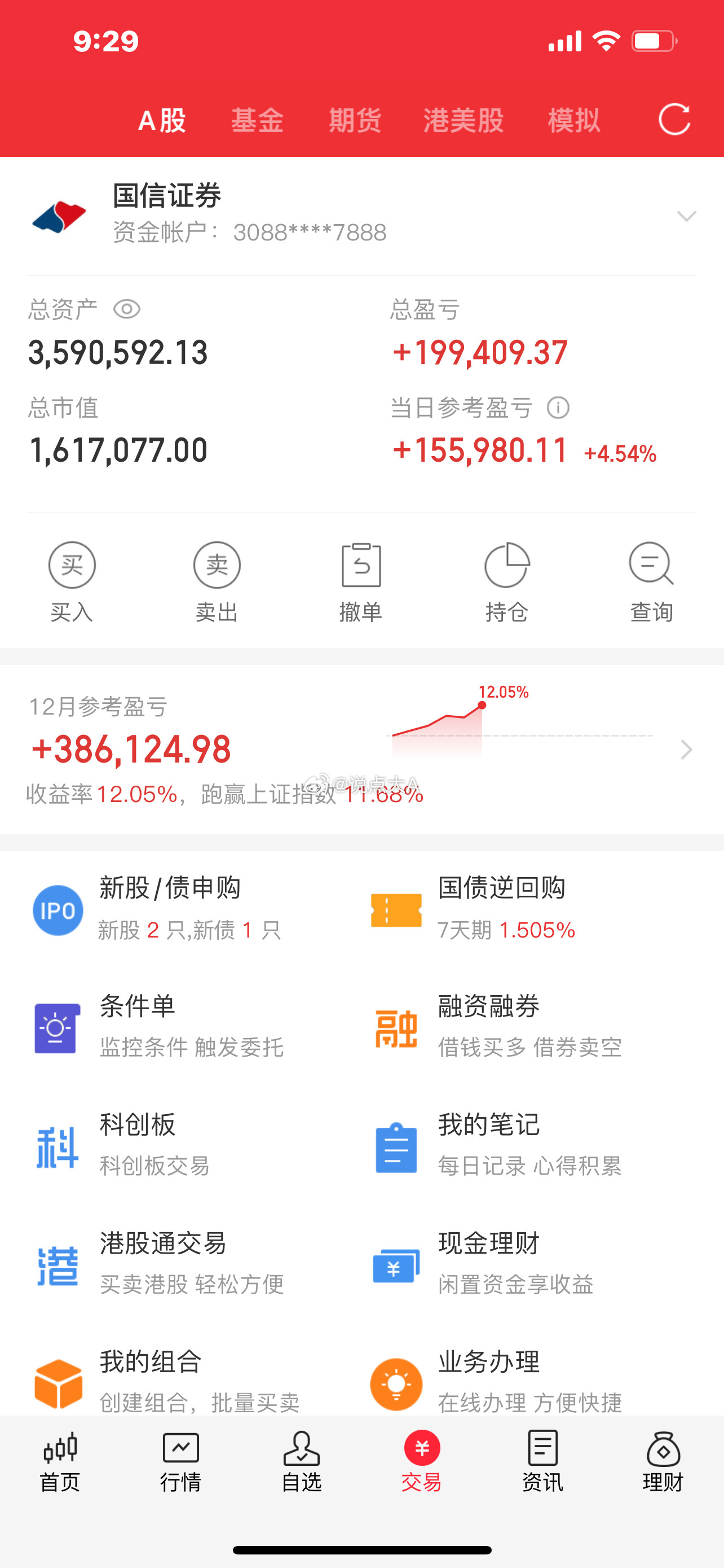 今天这心情，简直像坐了趟稳稳的“盈利过山车”——早上开盘前还捏着手机忐忑等行情，