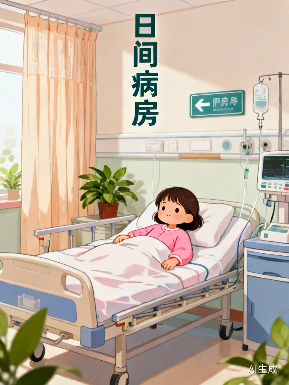 每次陪女儿去日间病房，我都觉得自己像个不合格的观众。该走的路全知道。挂号、办
