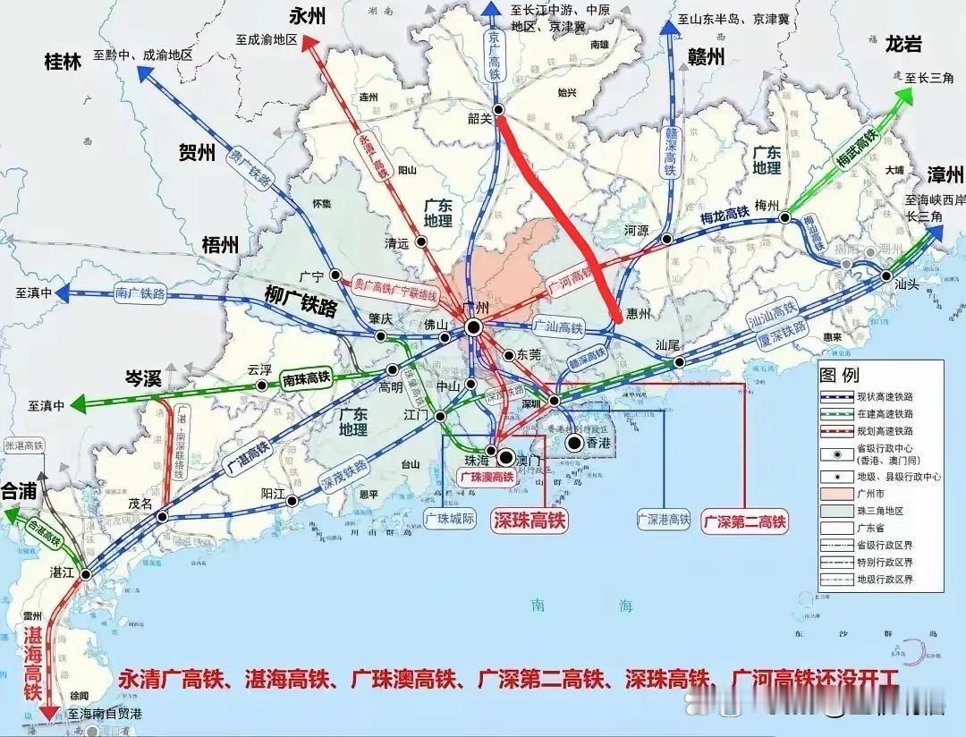惠州高铁什么都不缺，就缺一条到韶关的的高铁，可以把唯一没有高铁的龙门，纳入惠州的