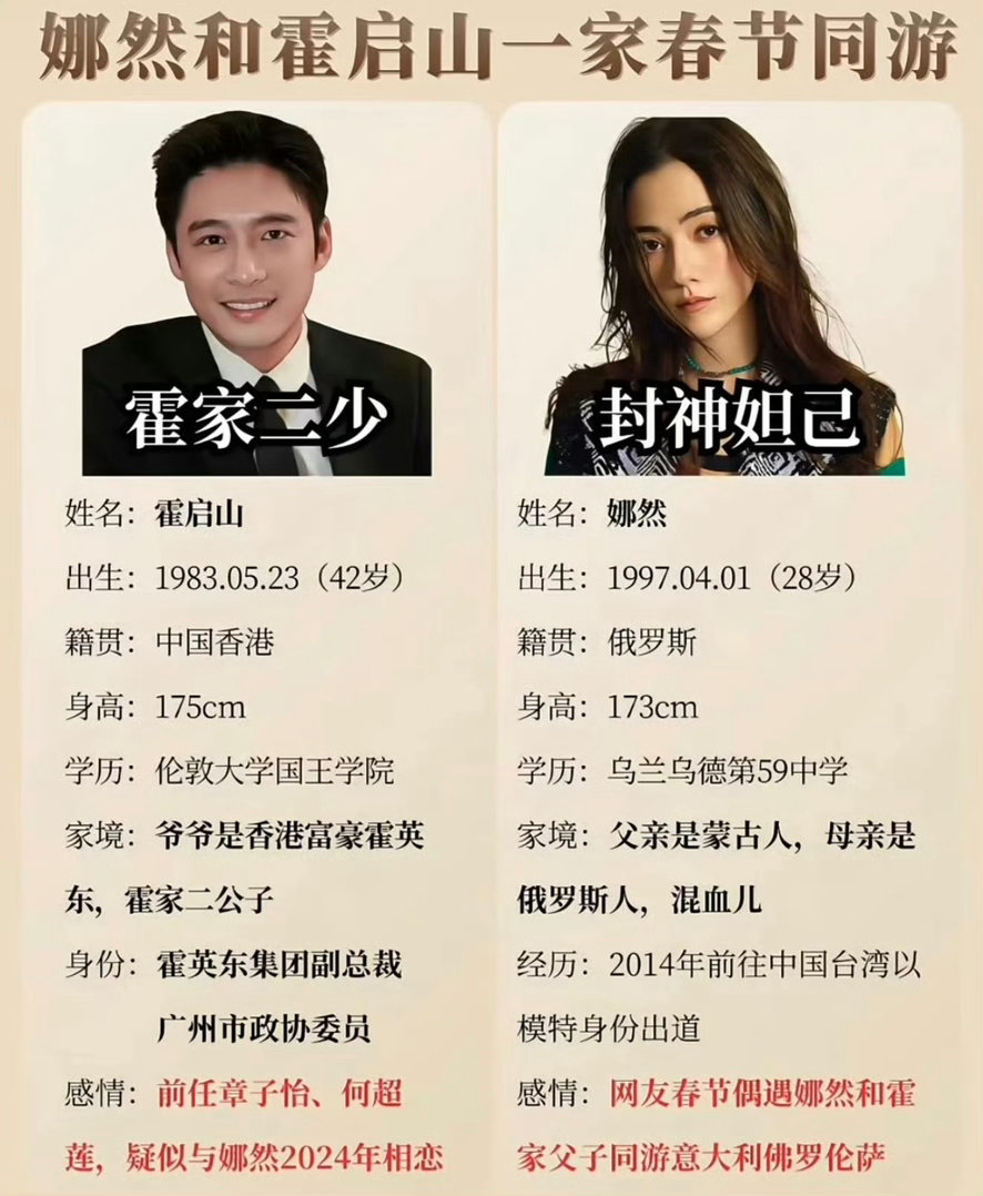 曝霍启山和娜然要结婚了我的妈呀，意思是娜然要和跳水皇后郭晶晶做妯娌了