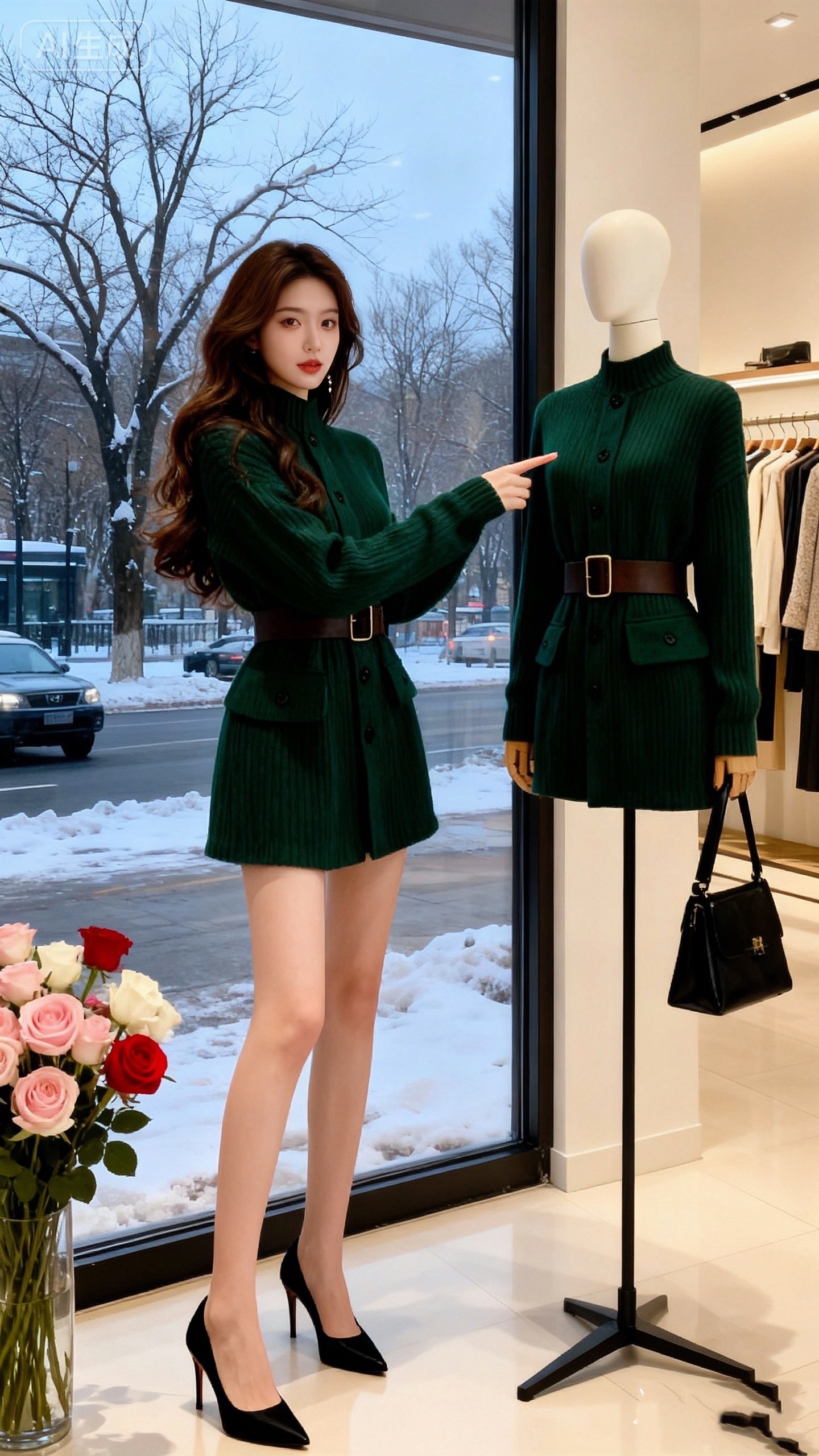 连衣裙小香风穿搭好身材好气质名媛风通勤搭配<!--{im...