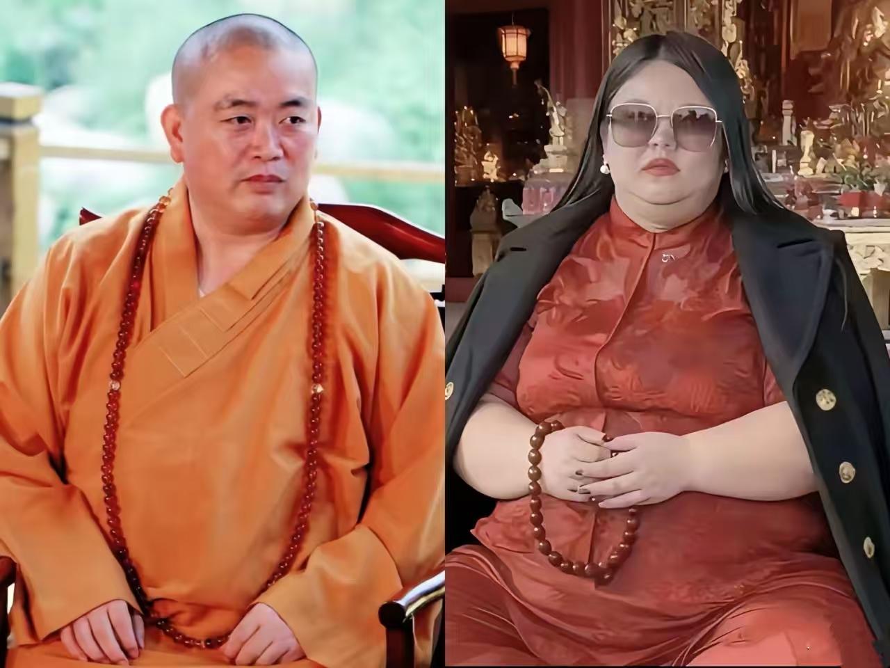 怎么能拿李湘和释永信做对比呢？释永信是释永信，李湘是李湘，一个是寺庙的，
