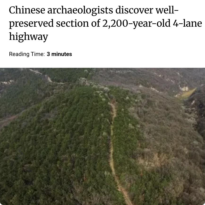 外媒：2024年12月9日，中国考古学家在陕西省榆林市发现了一段保存完好的220