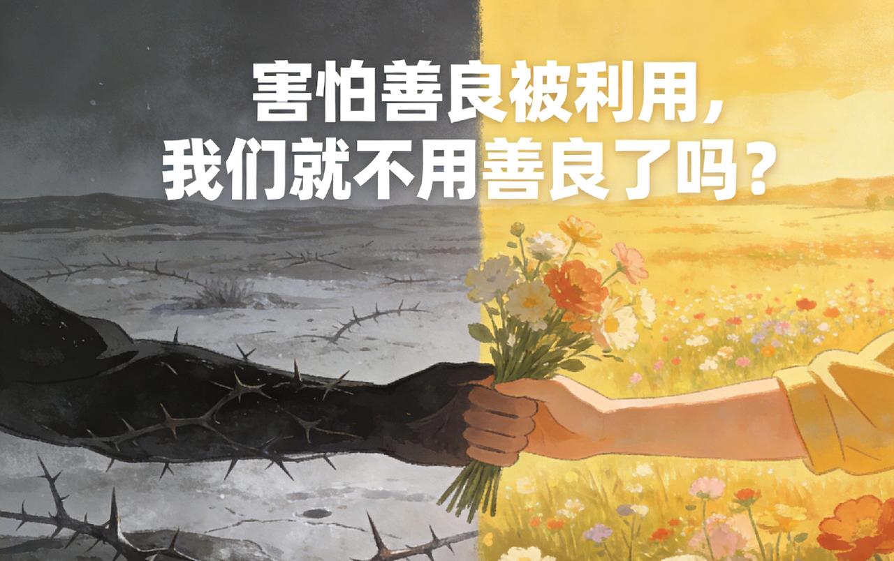 害怕善良被利用，我们就不善良了？别自欺欺人了！怕善良被利用，所以你选择冷漠