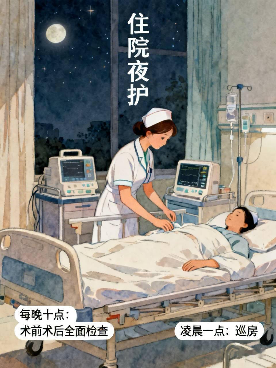 住院那几天，我终于知道护士半夜在忙啥了住了八天院，我终于摸清了护士夜班的“底