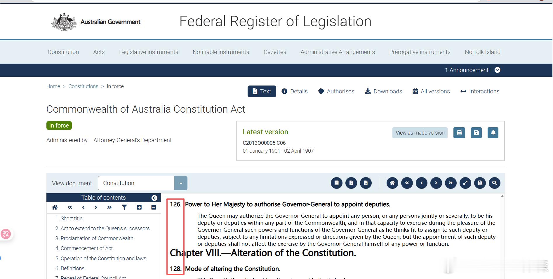 冷知识：澳大利亚的1901年版本的宪法中明确“原住民不计入人口”*1967年删除