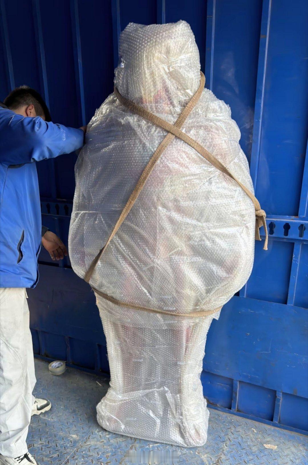 “特意备注了保密发货，结果箱子还是这么显眼……这下真不知道该怎么跟邻居们打招呼了