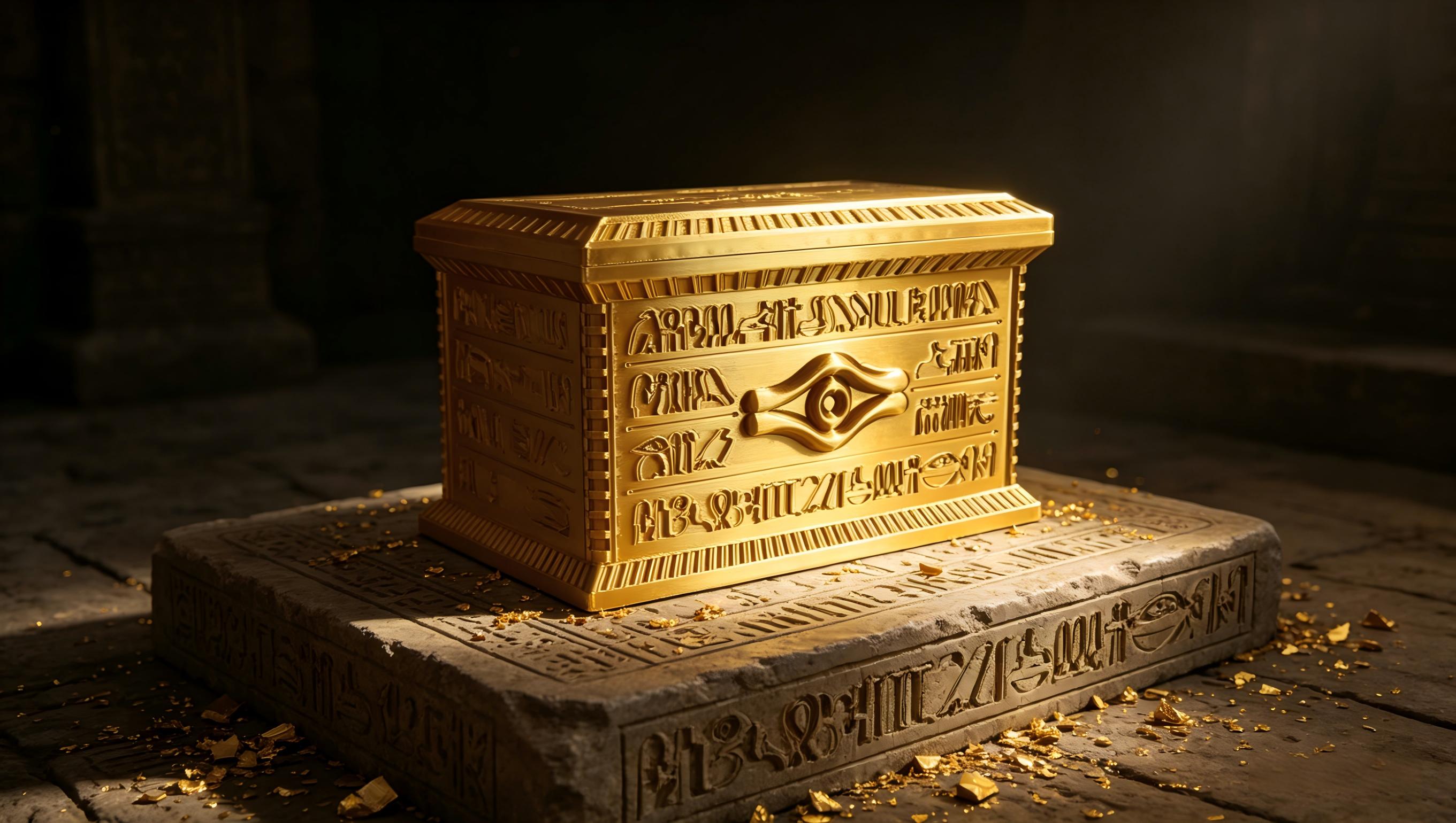 属于决斗者的黄金柜终于完工。还原古埃及动漫设定，金属质感高级耐看❤️ ...