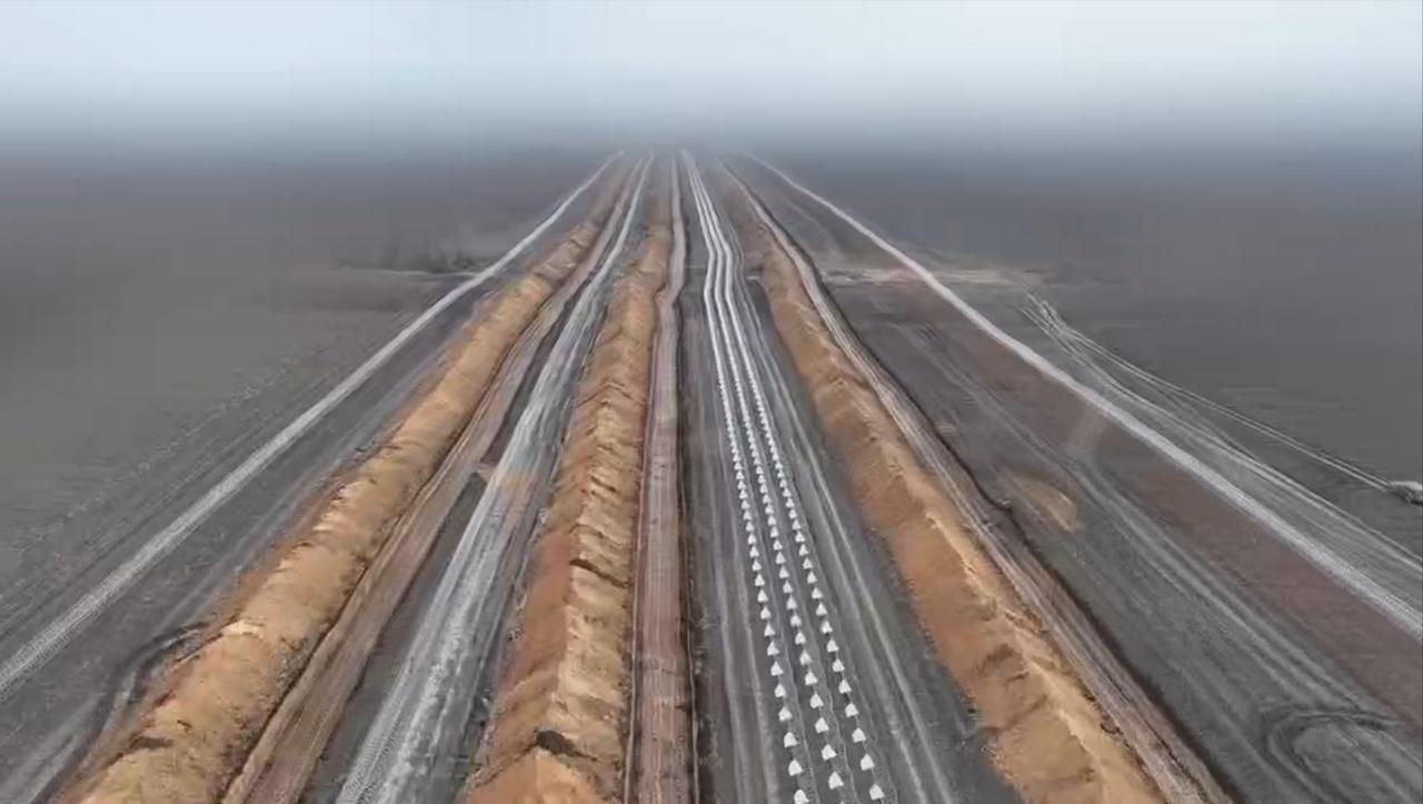 【乌克兰的新型“千层堡垒”】乌克兰扎波罗热方向出现了乌军新型工程防御工事的直