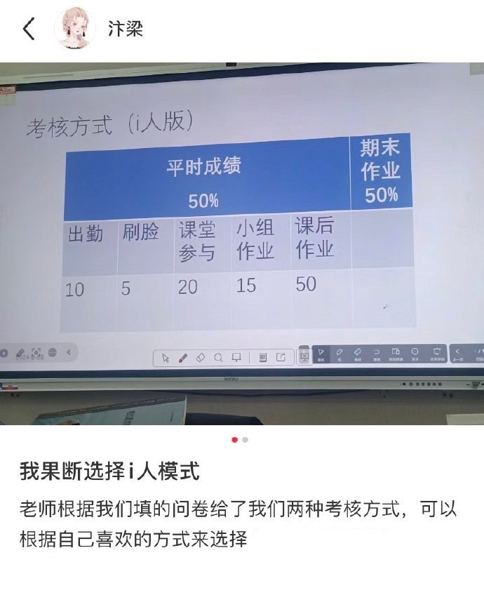 老师针对i人和e人制定的不同考核方式