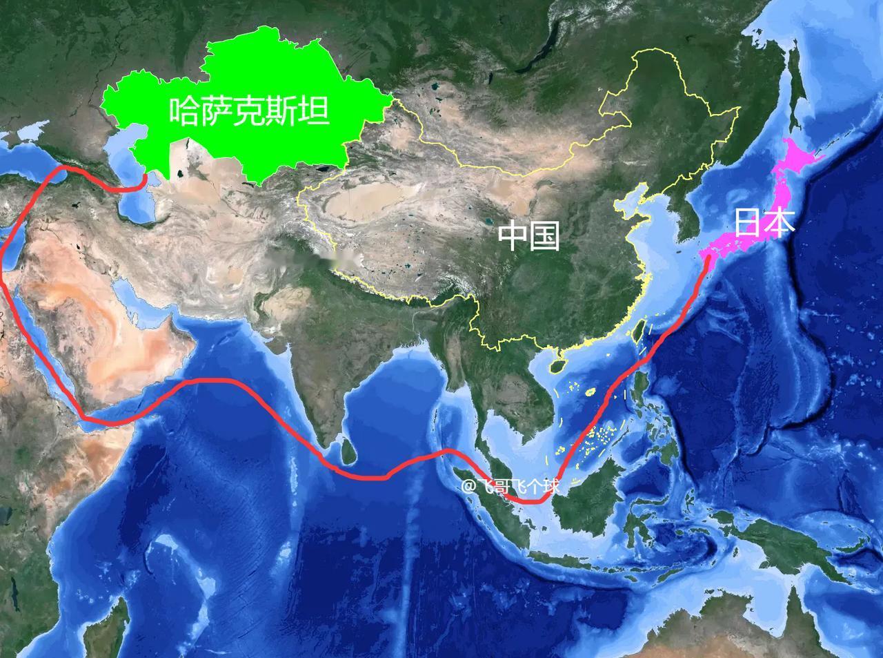 稀土不走中国口岸？哈萨克斯坦把里海通道第一次写进合同如果你站在地图前仔细看一眼