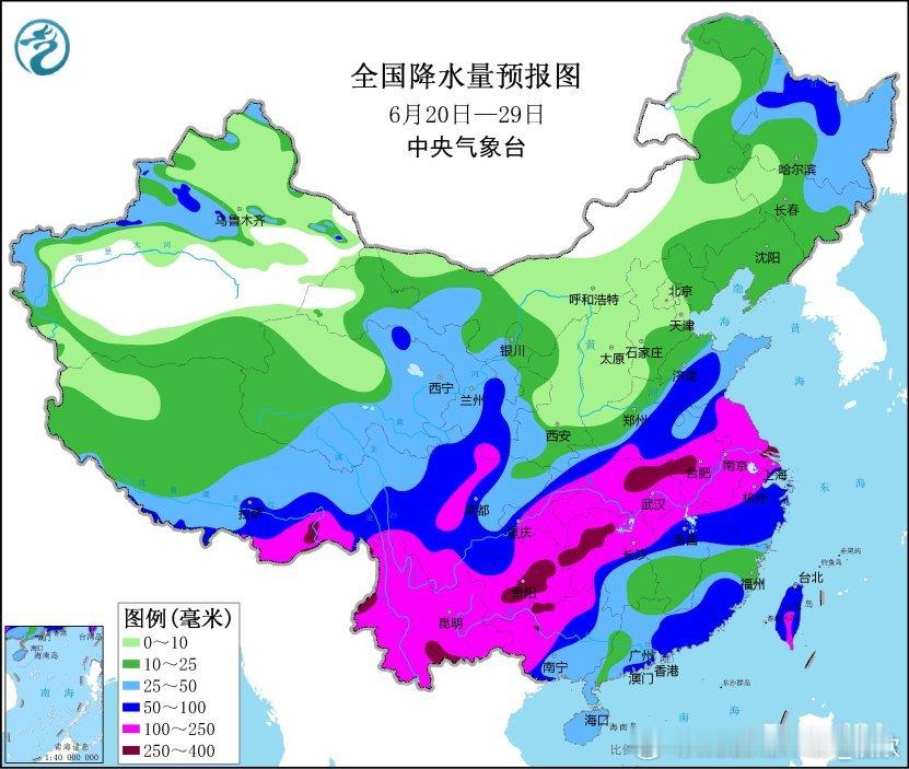 【长江沿线持续多雨】今后10天，主雨带将位于四川云南贵州湖南湖北安徽江苏一带，累