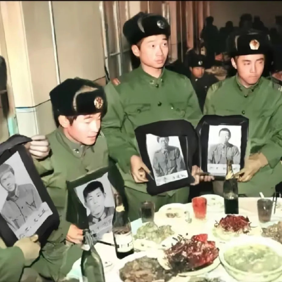 80年代，在欢迎老山前线两山轮战icon战士们归来的庆功宴上，第15侦察大队4连