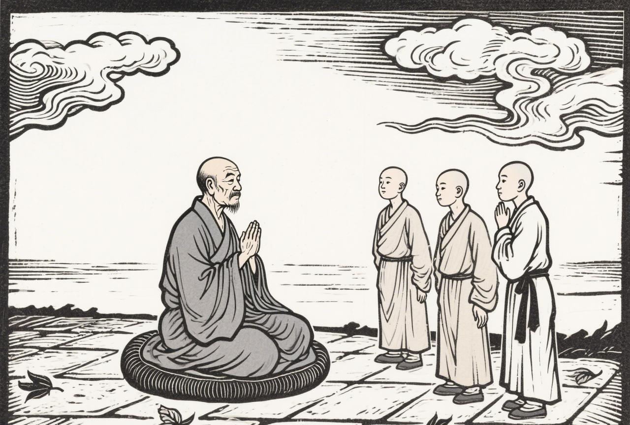 禅师对弟子们说：小子们，你们给我记好喽，言语是诽谤，寂静是欺骗！弟子问：这句怎