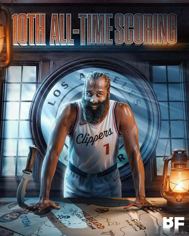 快船vs森林狼，哈登迎来里程碑之夜！在第三节下半段，哈登造犯规两罚全中拿到第21