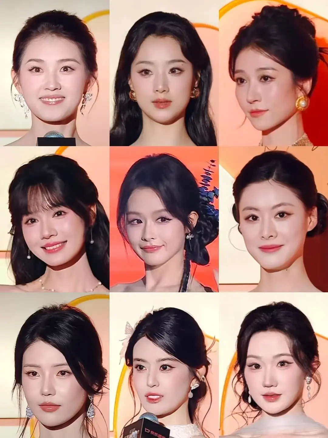 短女大头照选图差挺多的王小亿最佳，郭宇欣拍成对眼了