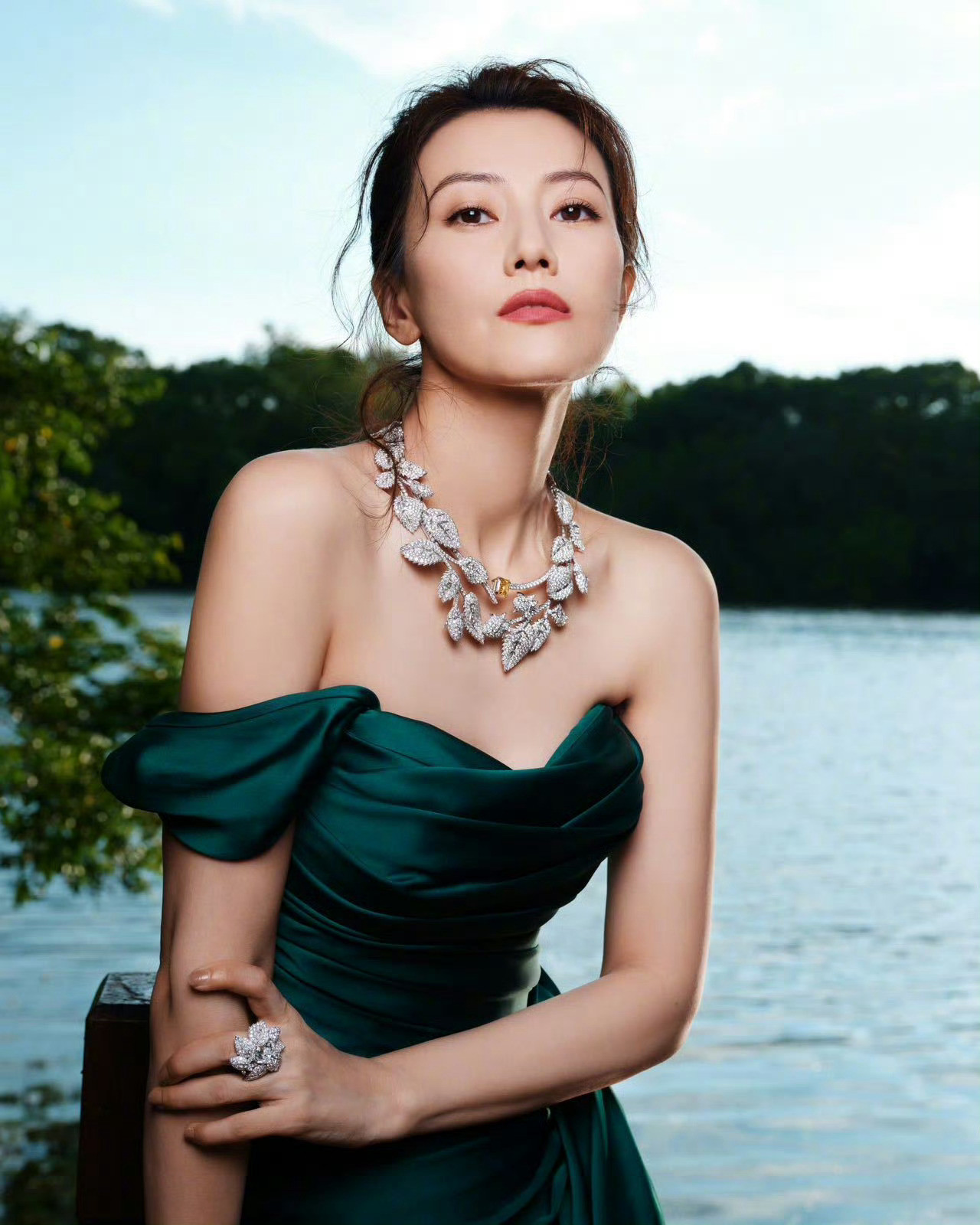 高圆圆好美高圆圆姐姐的气质真的自带氛围感，妥妥内娱颜值免检标杆。红毯之上明艳大