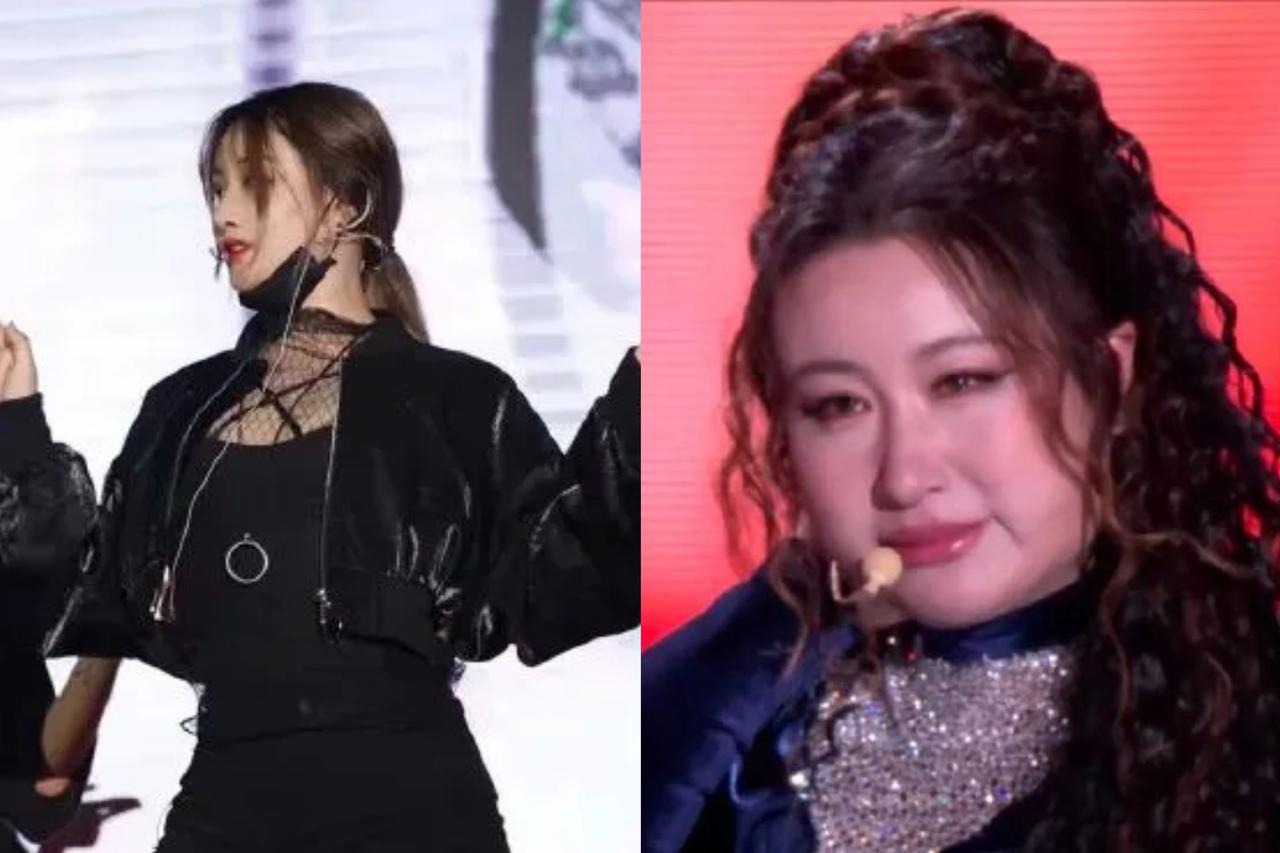 你绝对不敢想象，两张照片是同一个人。她就是在跨年晚会上，被李川求婚的锤娜丽莎