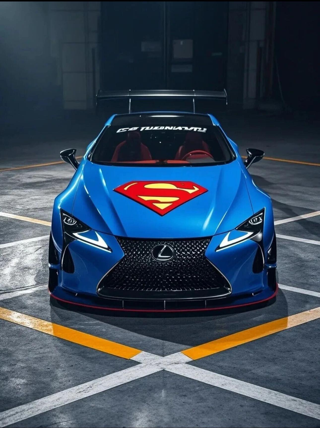 超人涂装的雷克萨斯LC500h！​​​