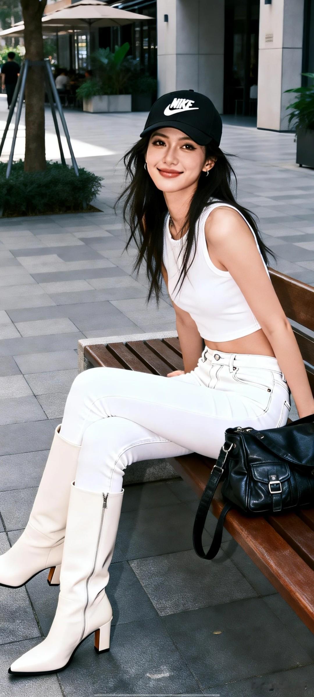 轻纱拂面，笑语盈盈。