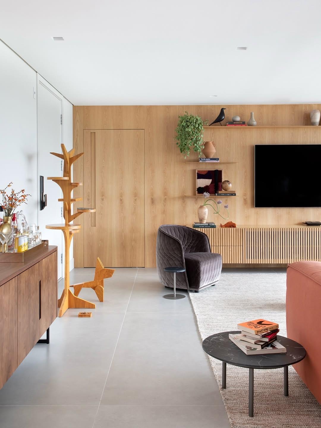 谁懂178㎡暖调大平层的安全感啊，每处都好治愈~要论什么装修风格耐看且经典大气?