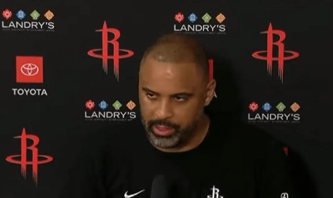 来看乌度卡今天是如何赛后甩锅的？今天的赛后采访，乌度卡提到了火箭的罚球，说什么