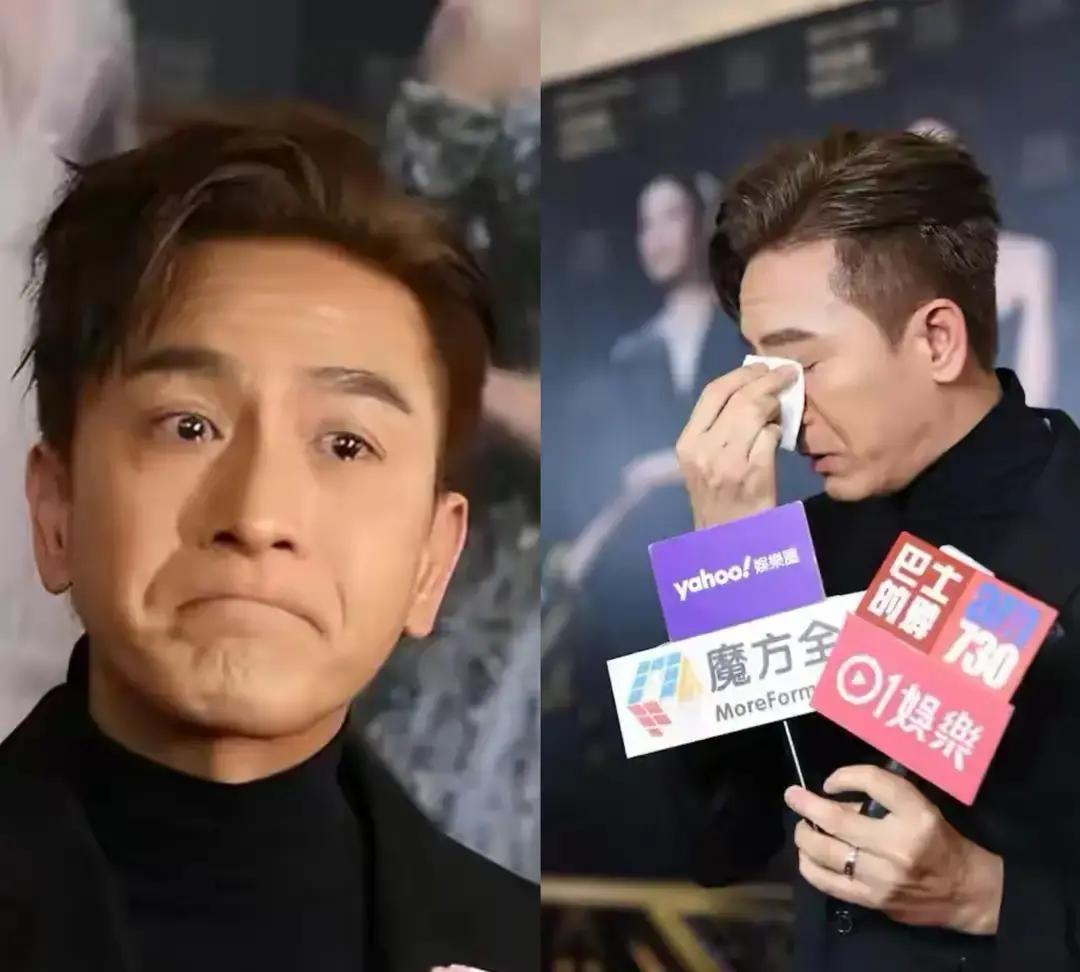 马国明走红毯被问到爸爸，一句“他没看到孙子”直接崩了。昨晚TVB颁奖礼，他穿黑