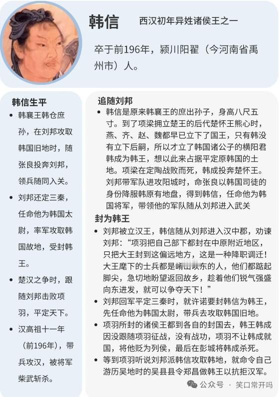 西汉初期有两个韩信，今天说说韩王信。刘邦称帝大封诸侯，韩王信被封在与匈奴接壤的赵