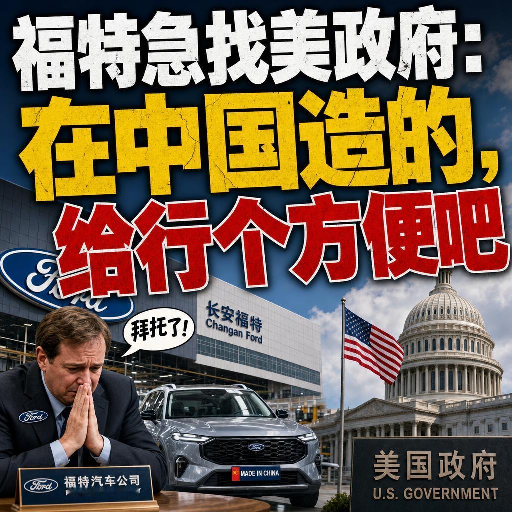很多人以为美国对华“卡脖子”是单向的，能精准打击中国汽车产业。但福特最近的操作