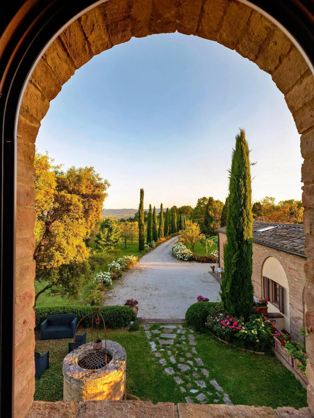 意大利🇮🇹在托斯卡纳绝美乡村Airbnb醒来…