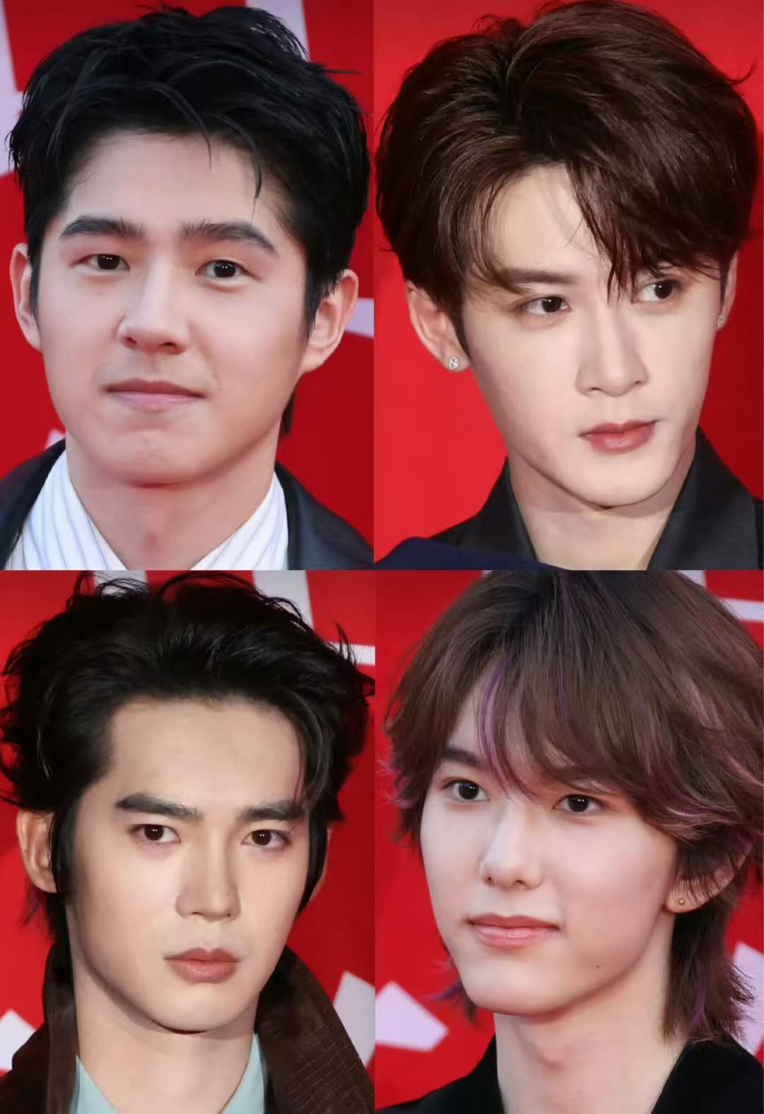 栩栩华生男艺人红毯生图​​​今晚活动男艺人怼脸生图来啦～看看谁的脸最能打！​