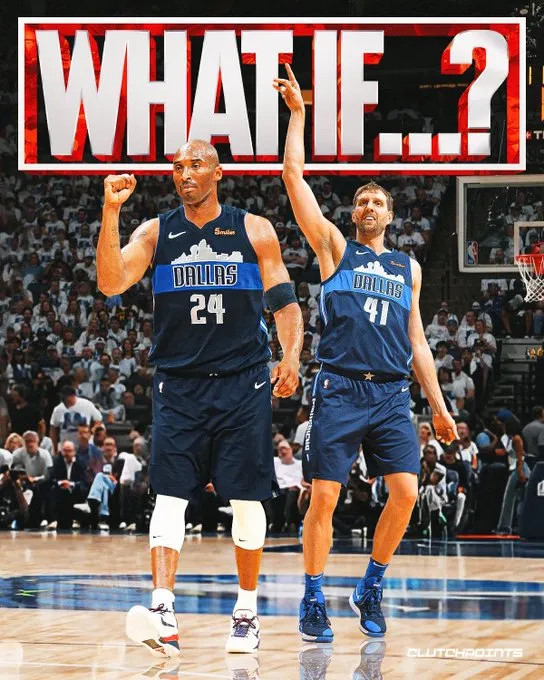 【🏀传奇碰撞：科比X诺维茨基，西部霸主的想象空间无限放大🚀】今日，美媒Clu