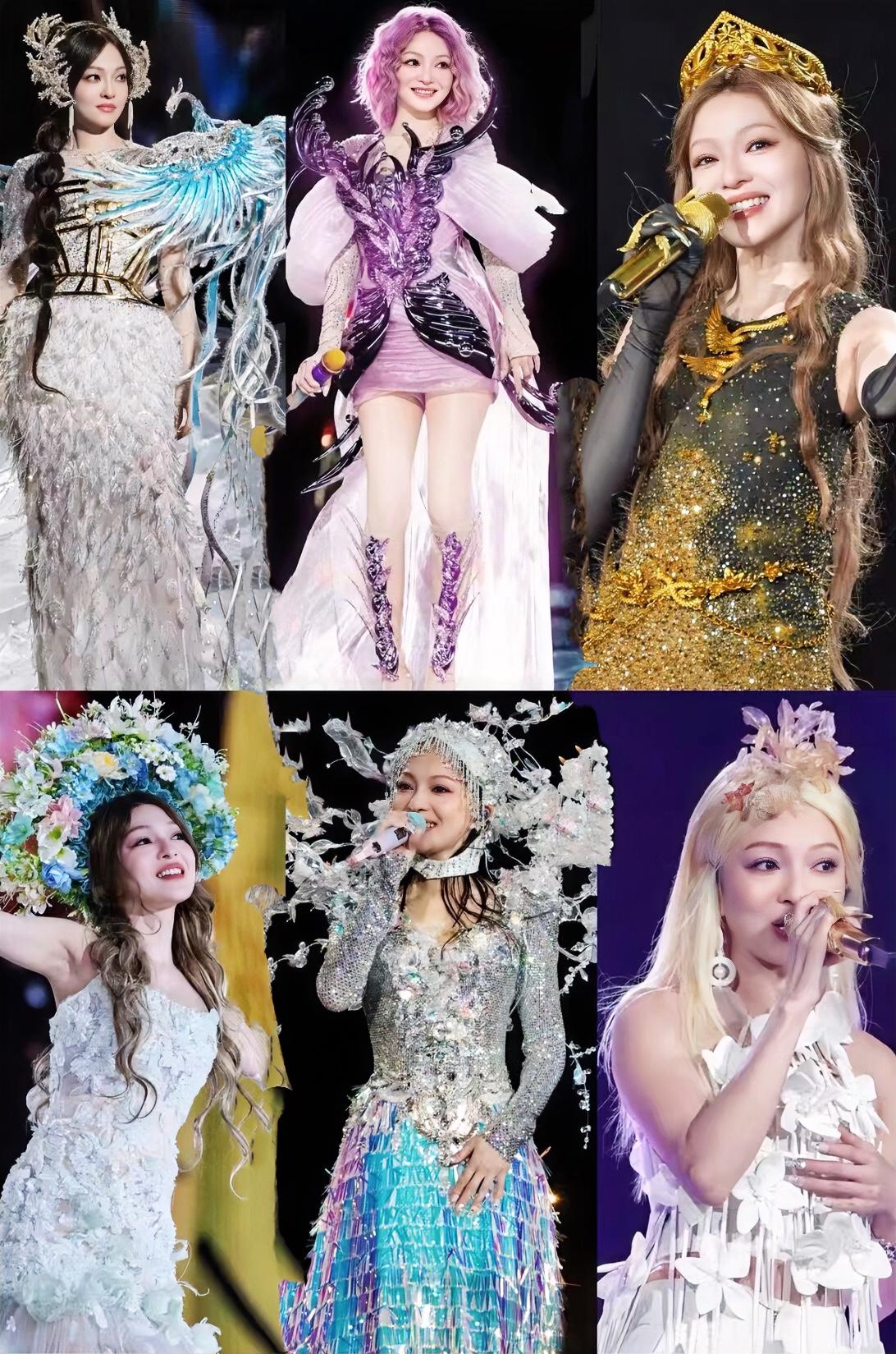 好美～感觉张韶涵还有个专门的团队，搞一套skullpanda的盲盒，里面全是她最