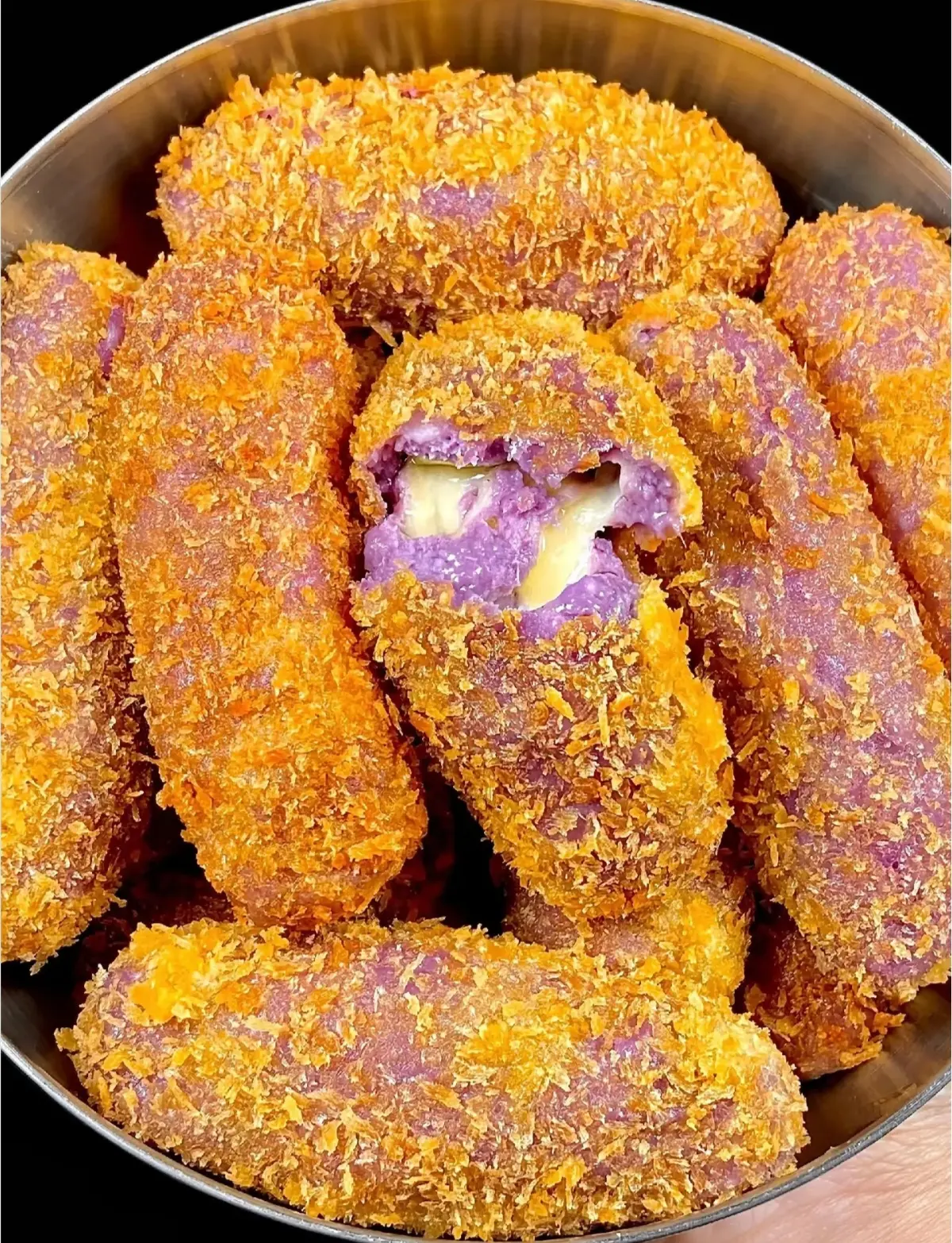 奶香芝士香芋泥糕，好好吃