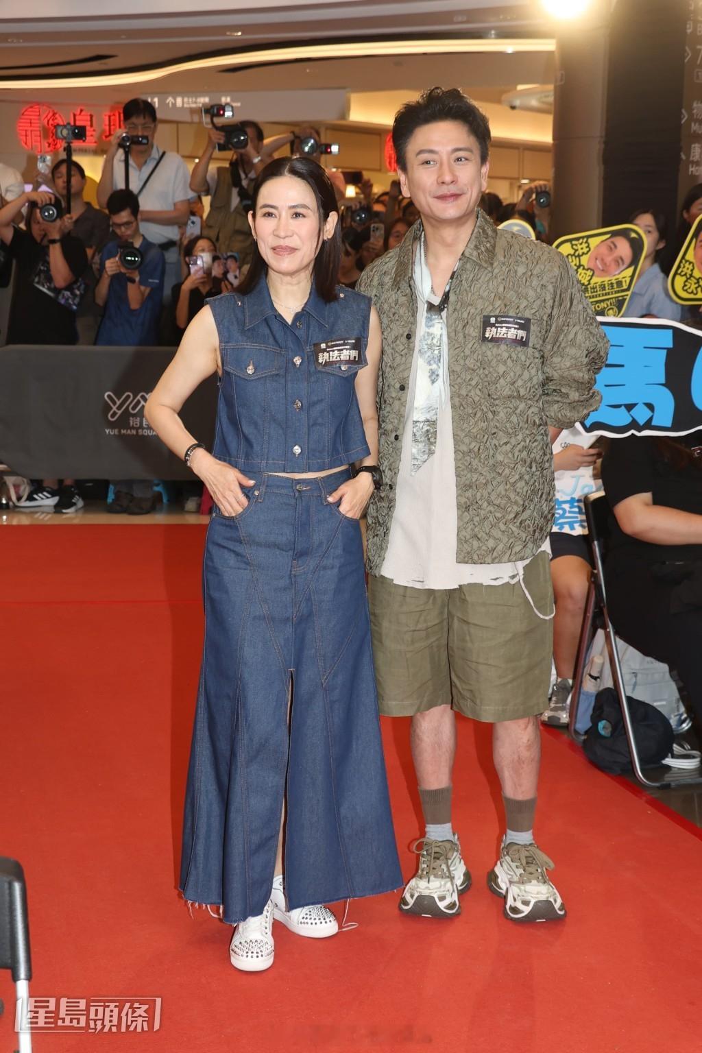 执法者们丨黄宗泽跟蔡洁合作8次终有咀戏大讚对方是女神:可惜不是我的马国明不介