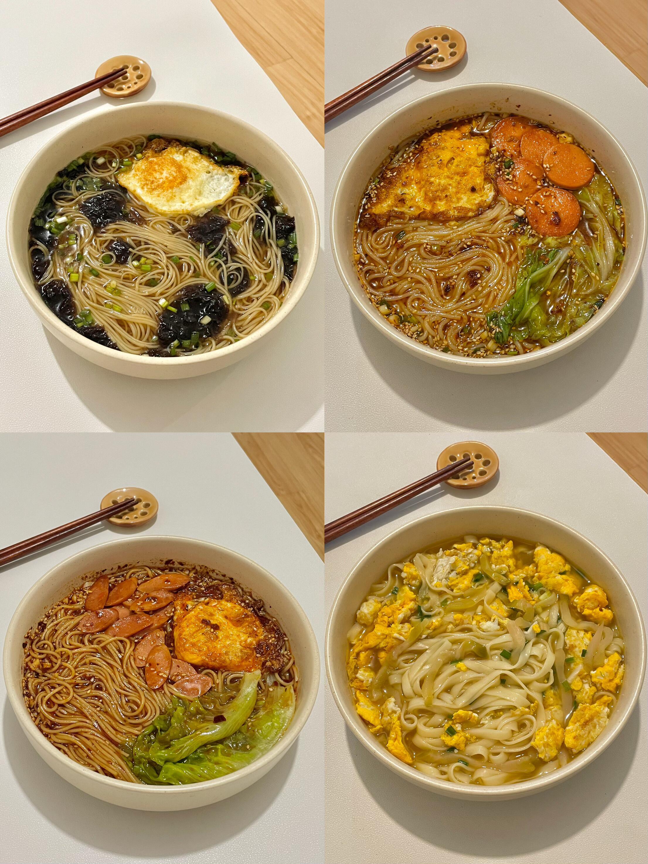 一人食🧑‍🍳晚餐合集｜好吃的面条米线​​​