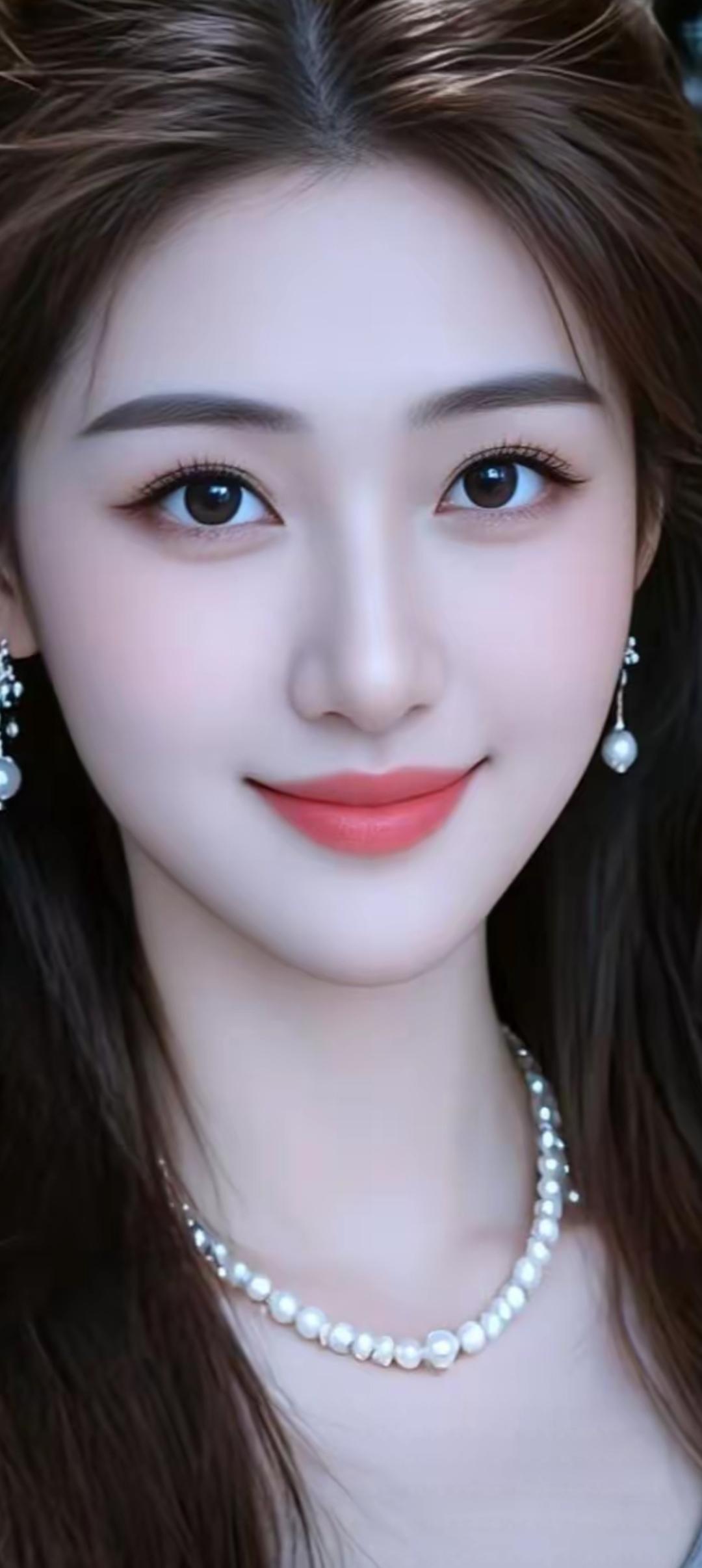 温柔甜美的珍珠项链，搭配优雅的妆容，尽显女神气质！💕✨