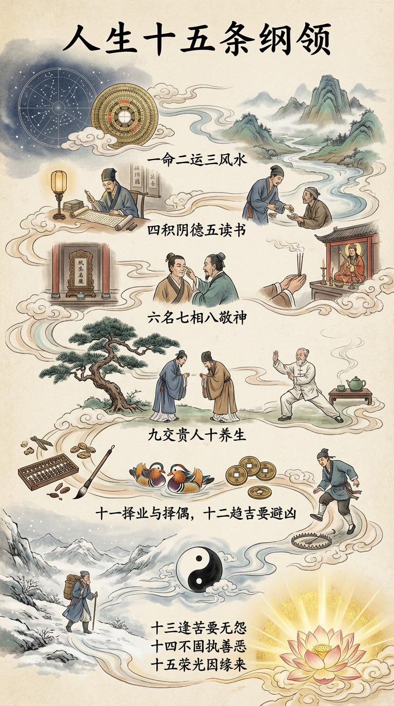 择夫，鱼尾上翘，嘴薄鼻瘦者，眼白发黄，山根如折，眉弓骨高，天庭凹陷者，皮如绷鼓，