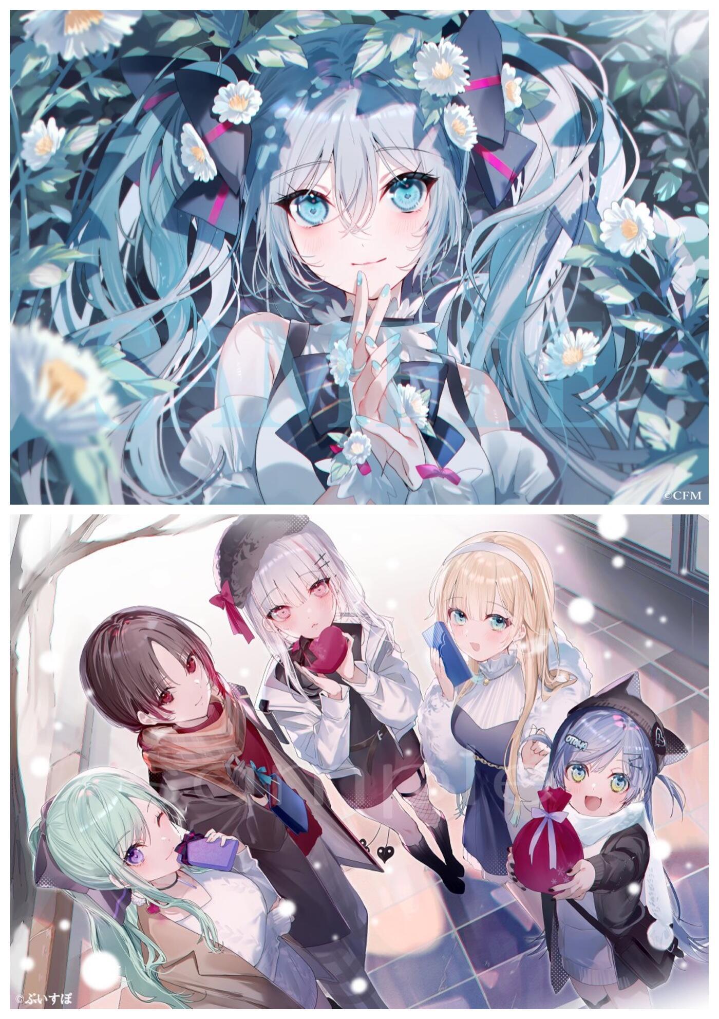 插画｜素材｜灵感｜壁纸｜二次元｜头像｜氛围感女头｜审美积累插画师：美和野らぐ女生