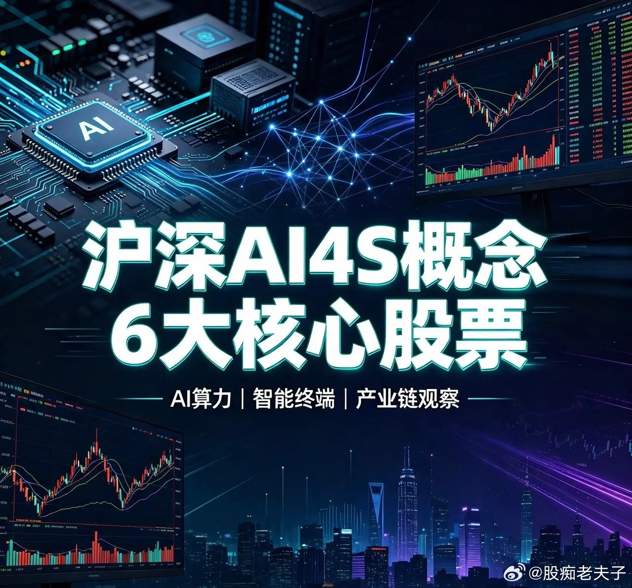 沪深AI4S概念6大核心股票1、中科曙光（603019）最新股价：88.77元核