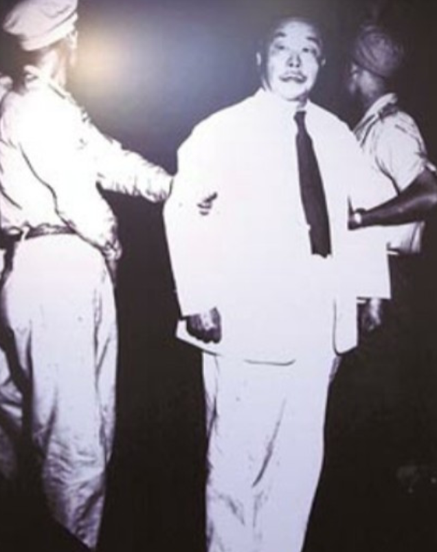 1950年6月18日，国民党上将陈仪被执行枪决，行刑前，蒋鼎文让士兵端来酒食，陈