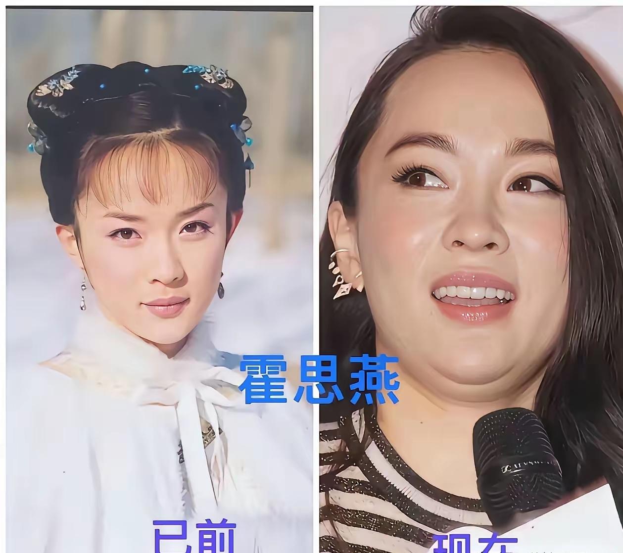 霍思燕圆润起来依旧灵动俏皮，灵气不减。曾经清丽的王澜，长胖自带端庄富贵气场。