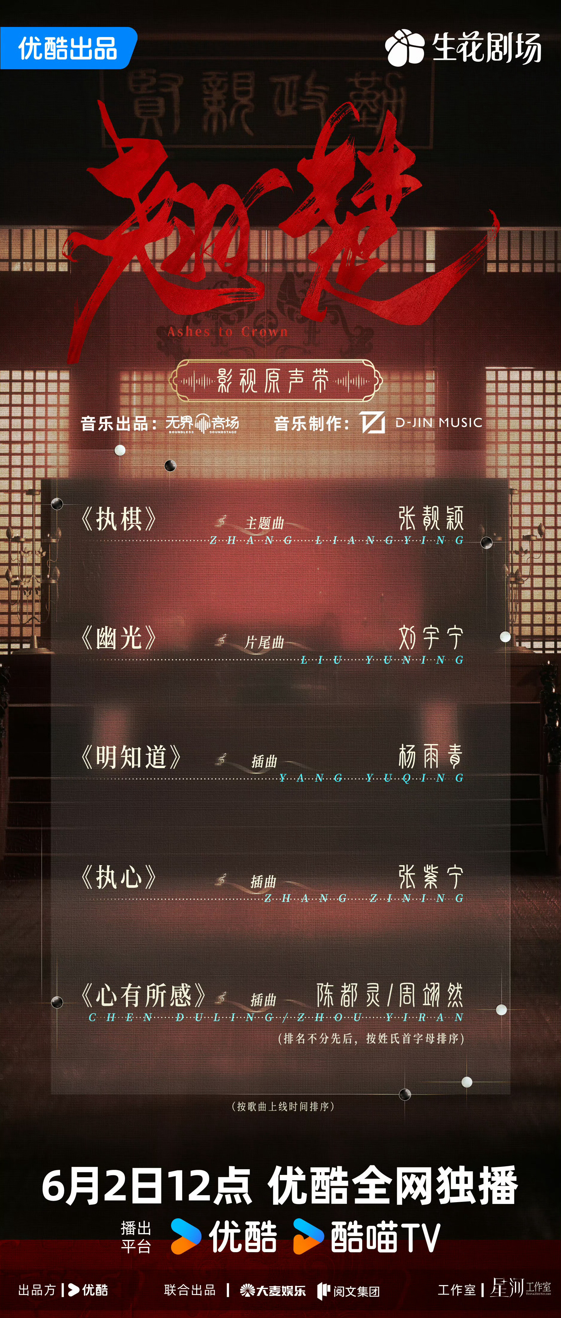 翘楚定档0602我靠除了刘宇宁还有张靓颖！！！