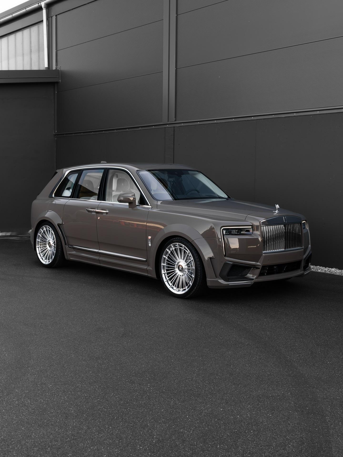 SPOFEC劳斯莱斯库利南SeriesII过量使用的宽体设计增添了气势和比例，