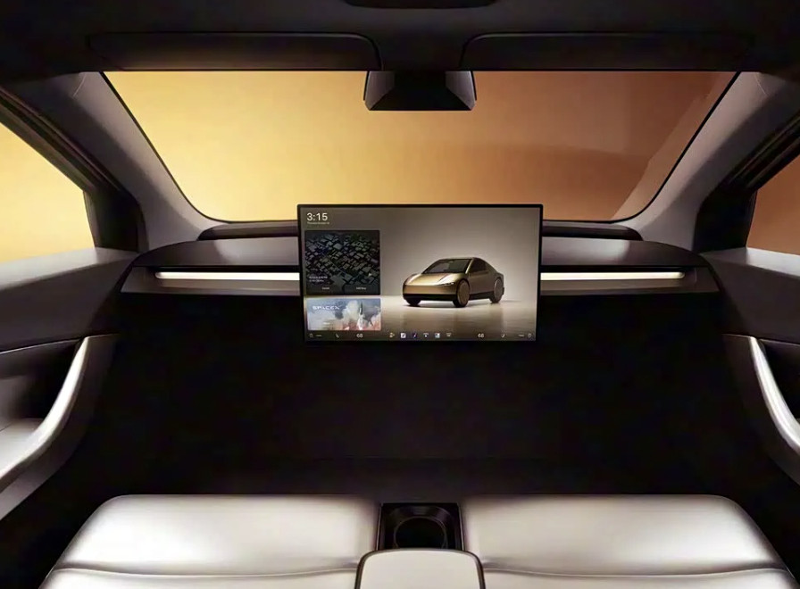 刷到特斯拉Cybercab的消息，无方向盘无踏板的无人驾驶出租车，预计明年量产，