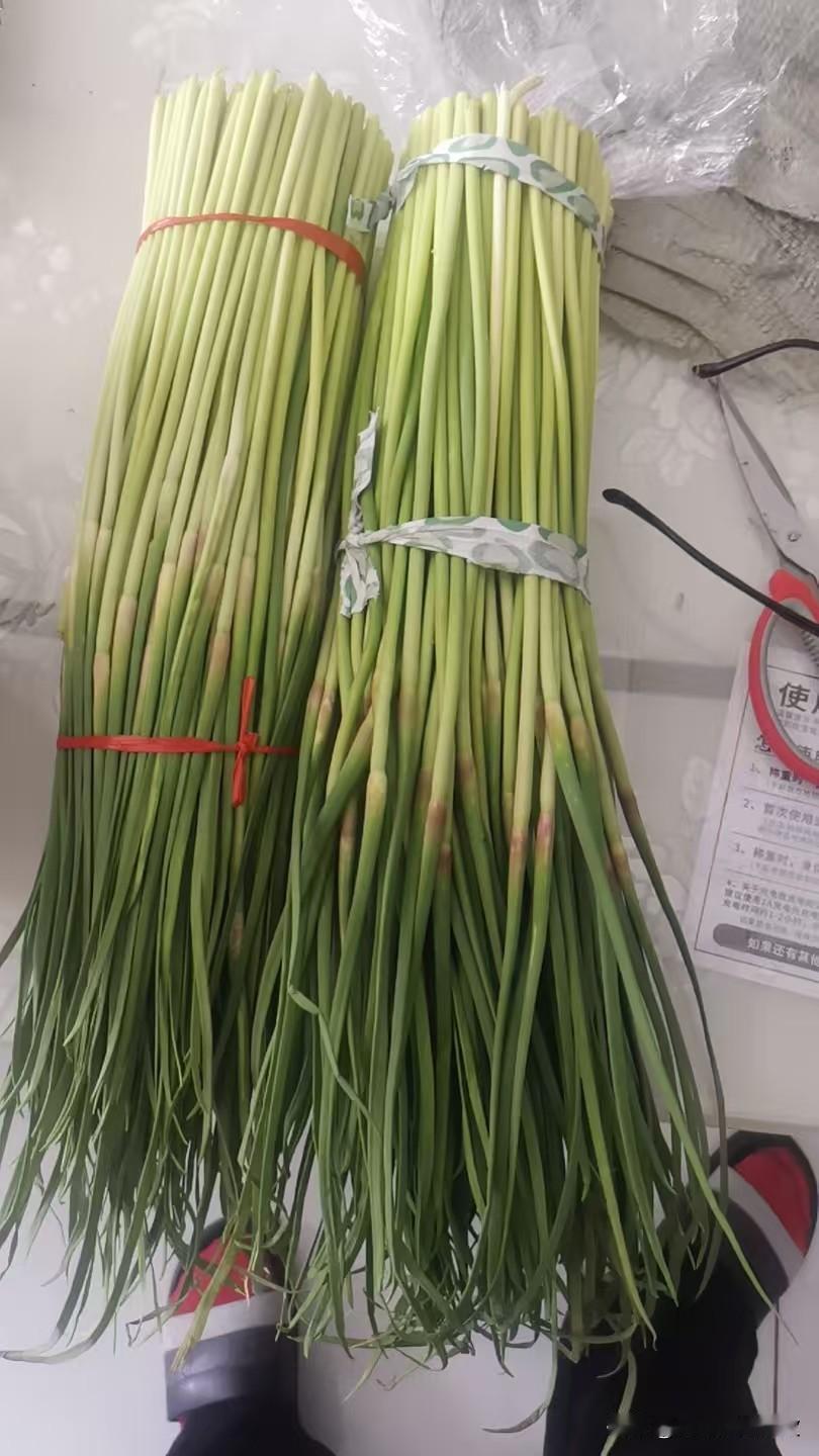 前两天，我在网上花了9.9元钱，下单买了2.5公斤蒜苔。收到货后，发现蒜苔特